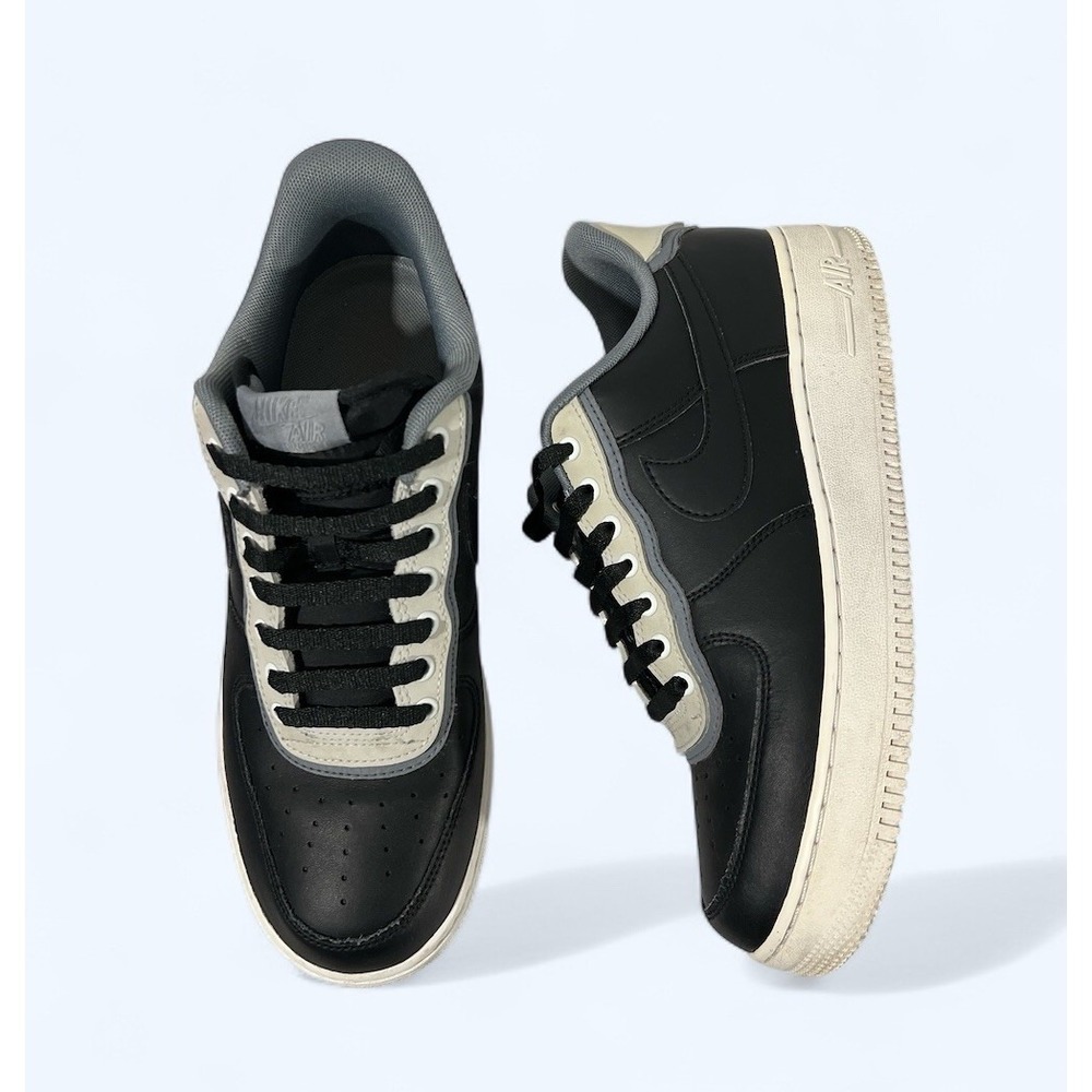 NIKE AIR FORCE 1 MEN SNEAKER #A02439-002 BLACK COLOR SZ 9.5